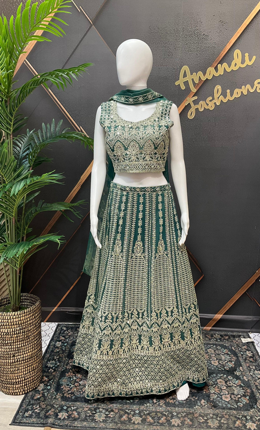 Heavy Embroidery Party Wear Lehenga Set - Bridal & Wedding