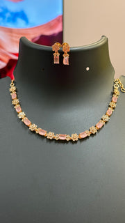 Rose Gold Necklace set