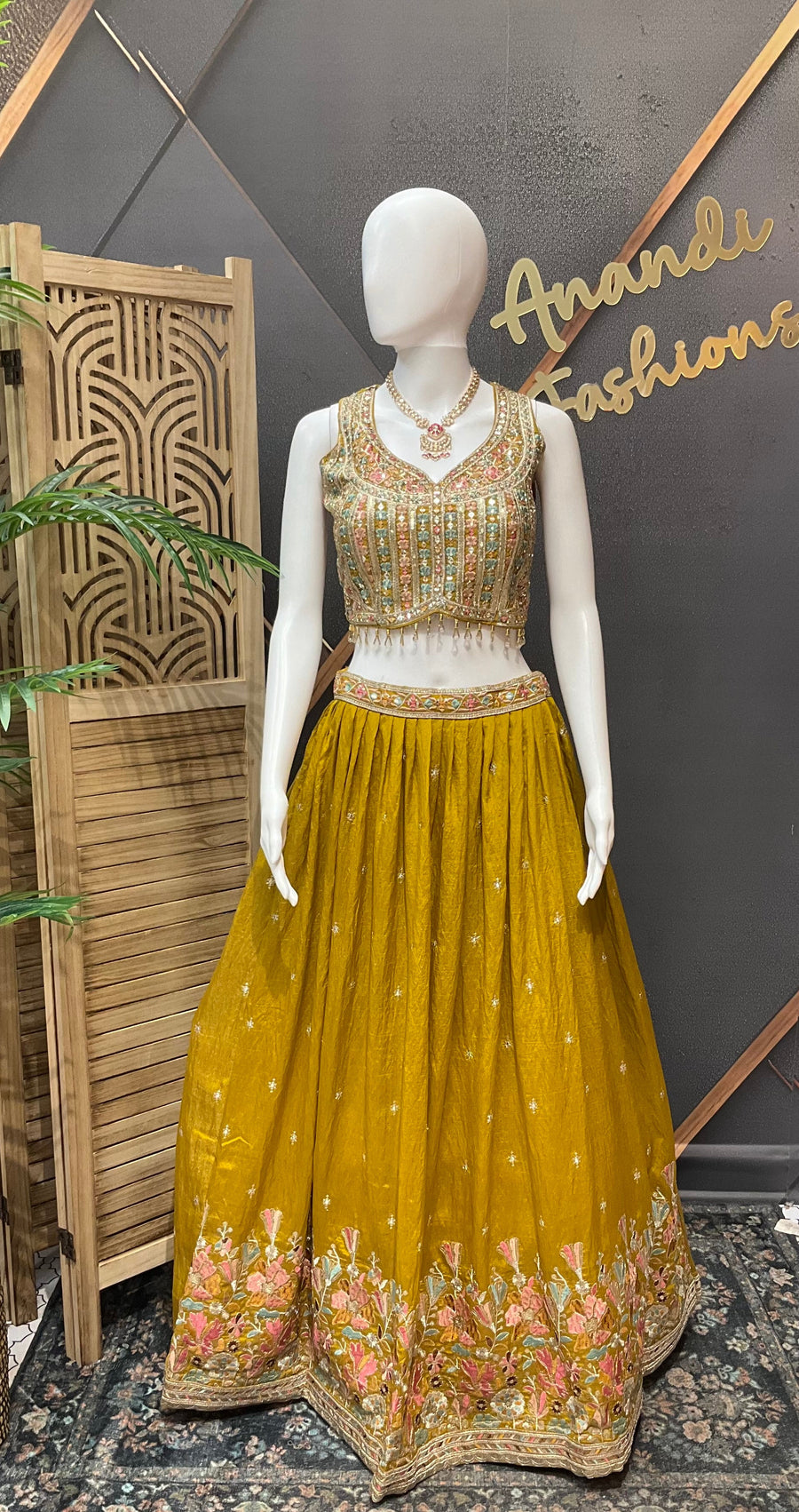 Yellow - Party Wear Lehenga set