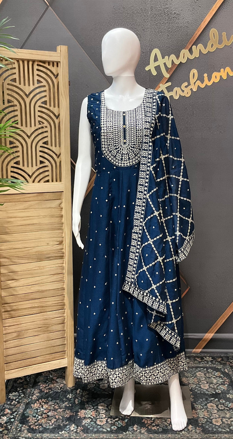 Party Wear Long dress with dupatta