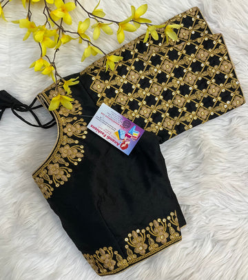 Size 38- Black Work Blouse
