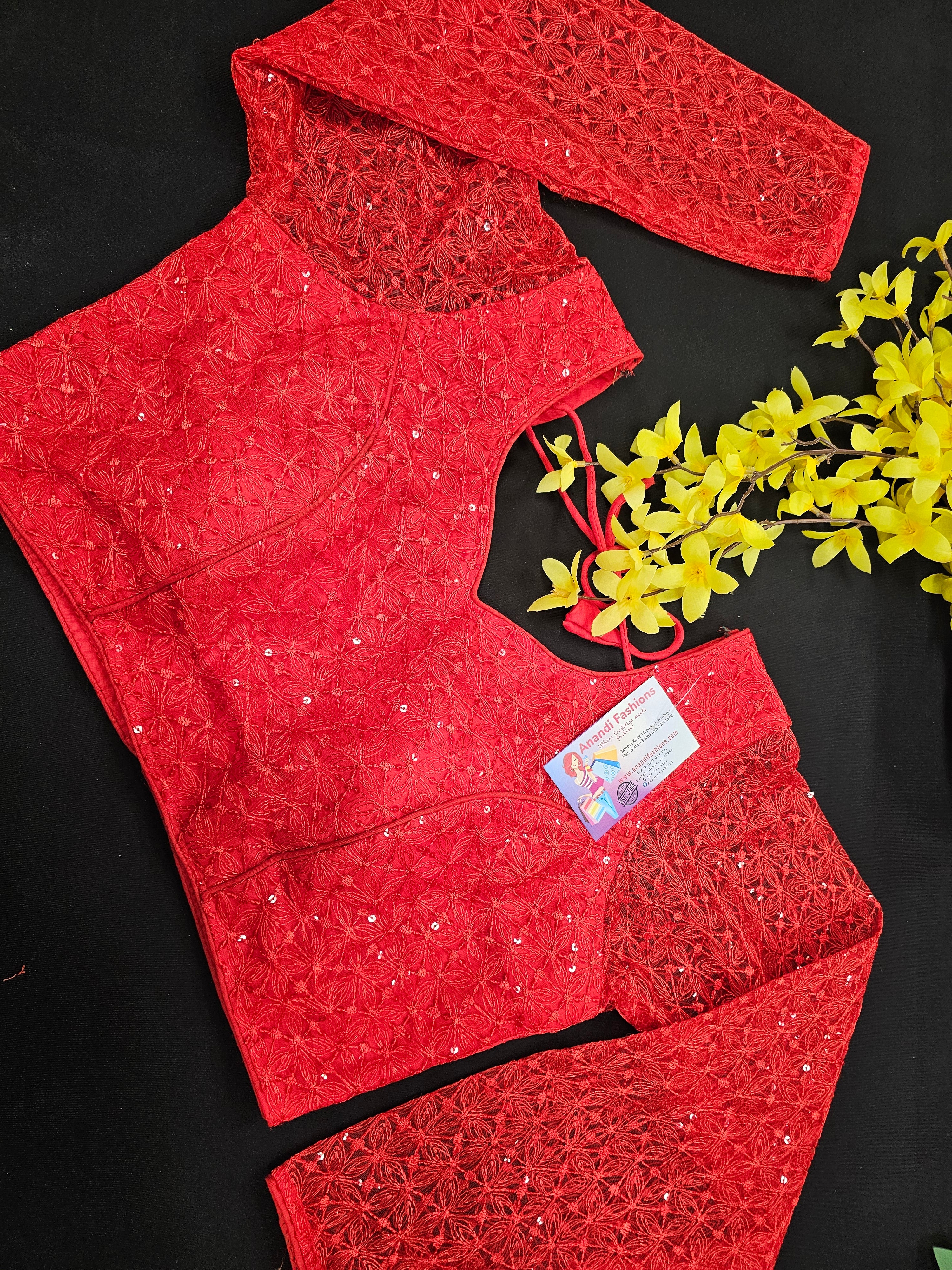 Indian Blouse - Long sleeves blouse image 1