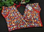 Size 38-Blouses with Multicolor thread work