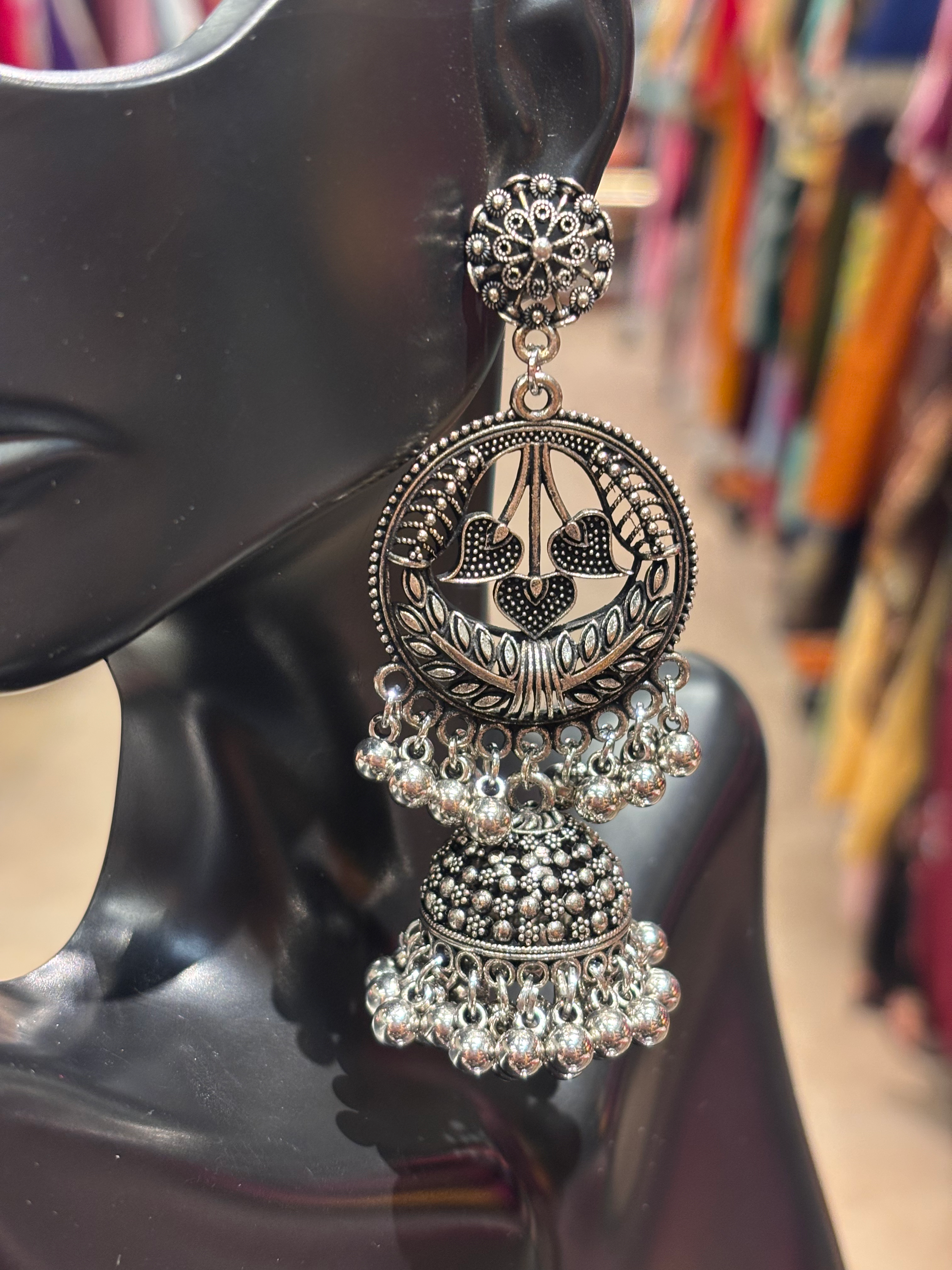 German Silver Earrings image 1