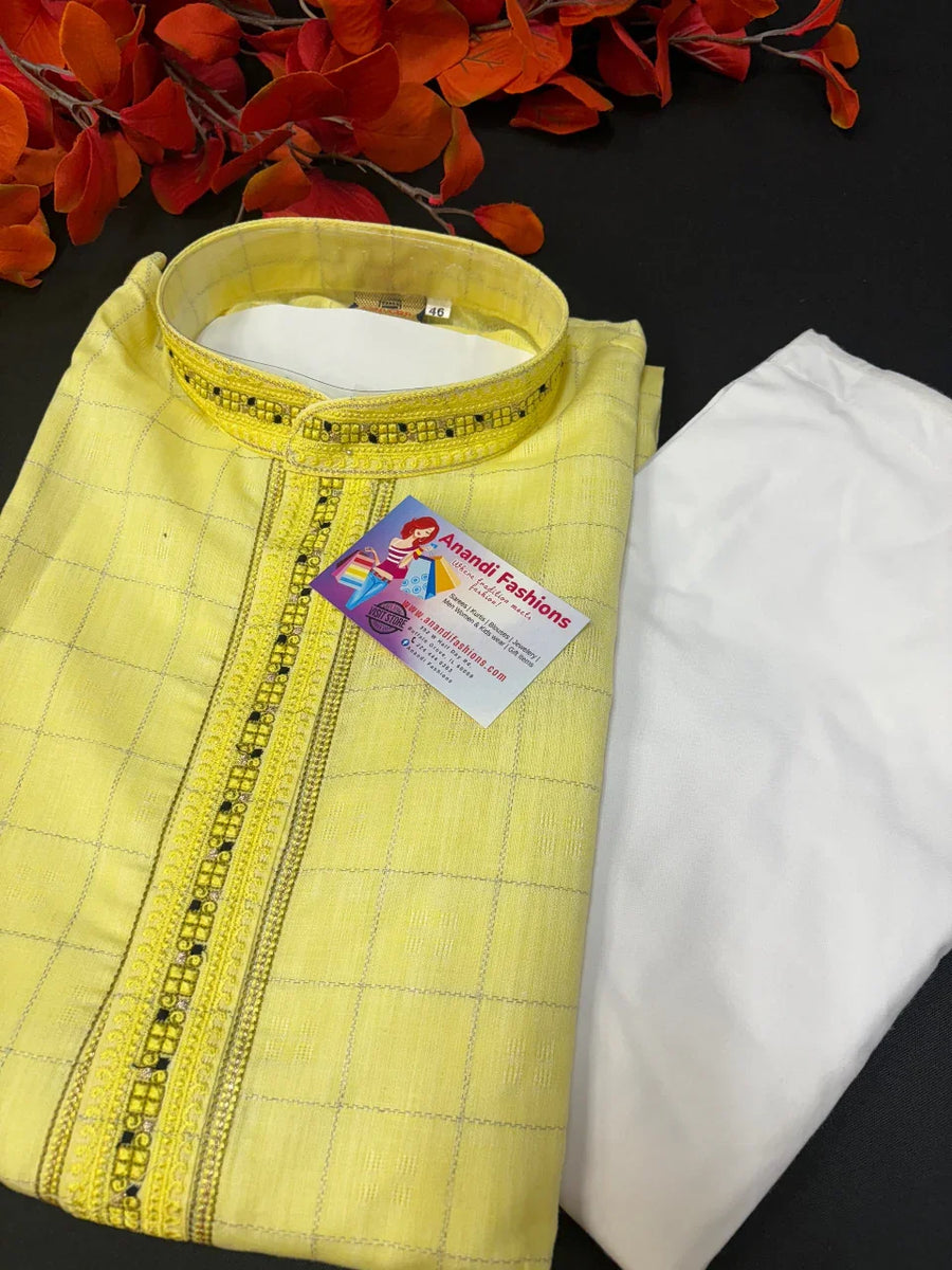 Kurta for Men - Exclusive Collection: Fine Cotton Kurta Sets for - Size 42/44/46