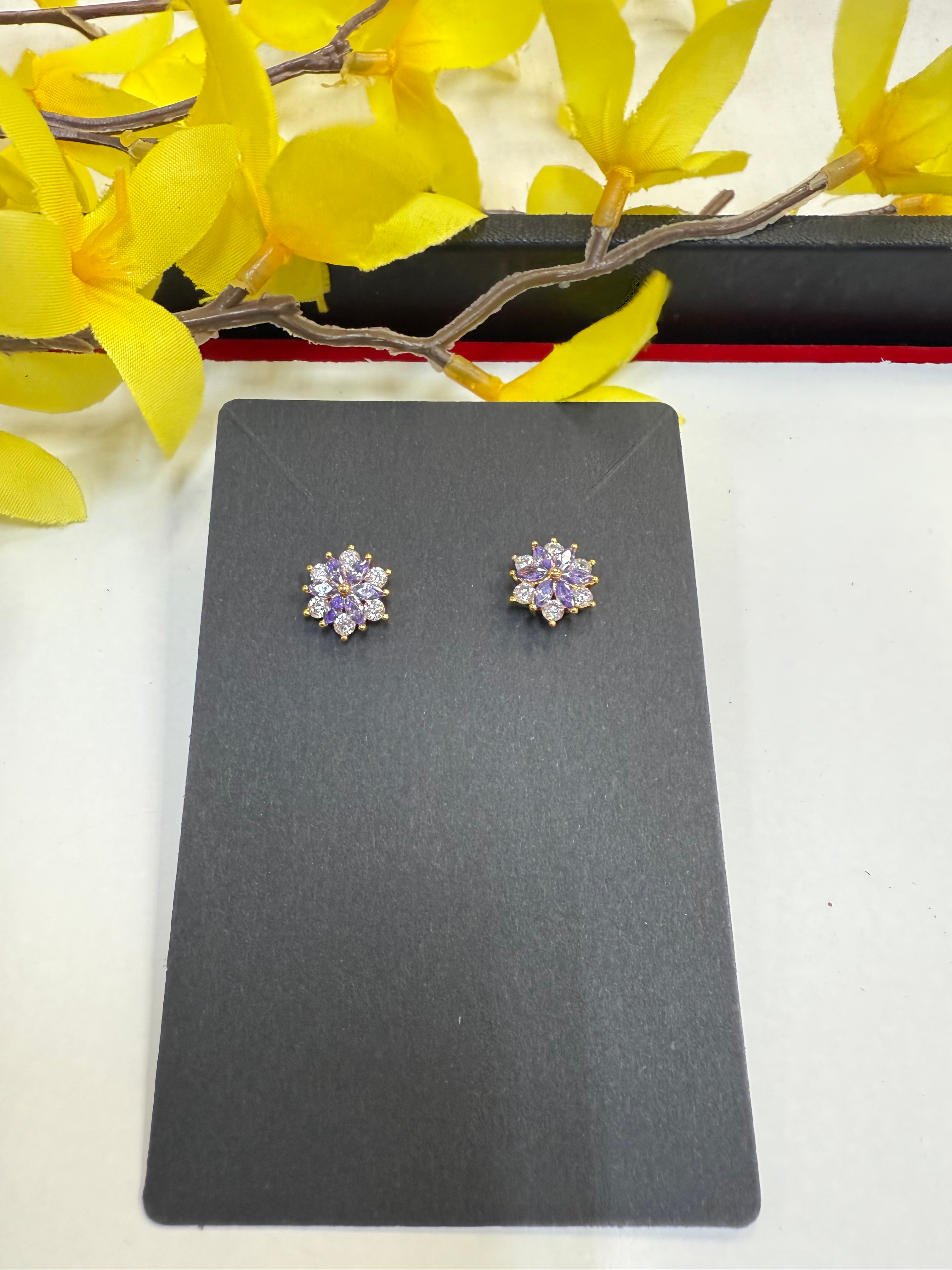 Flower Design - AD Stone Studs image 4