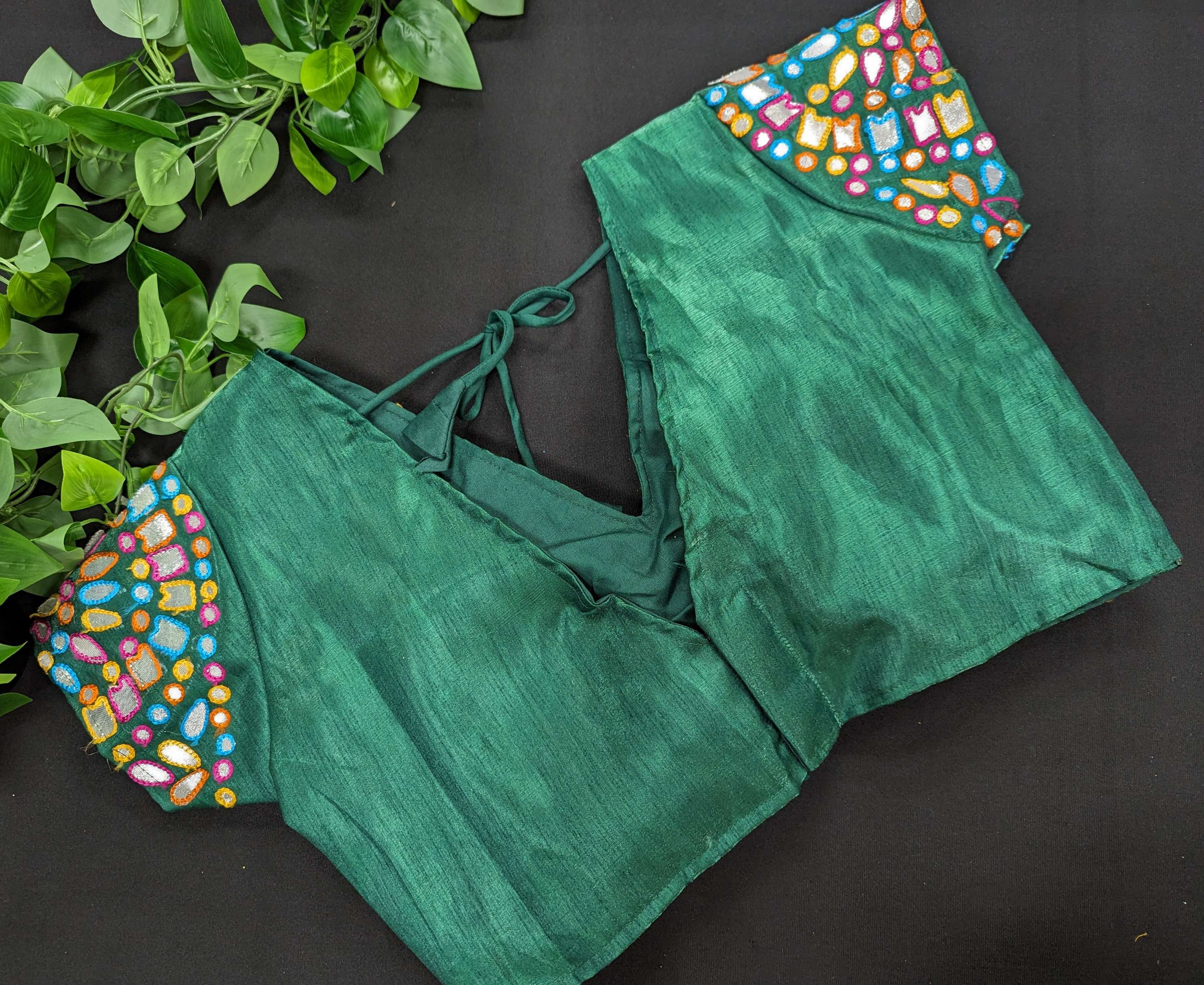 Blouses with Multicolor thread work image 6