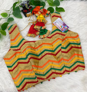 Multicolor Thread Work Blouse