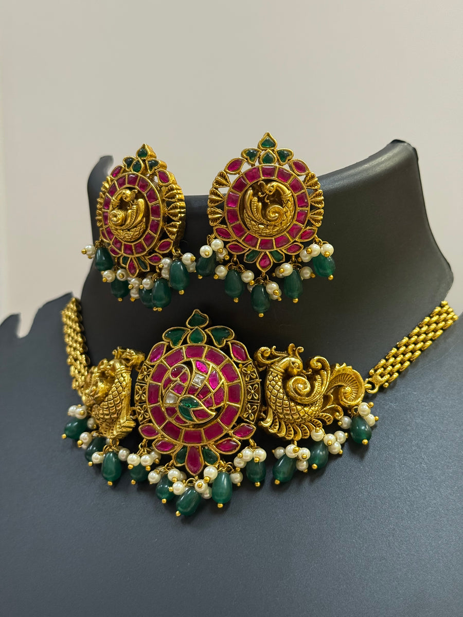 Jadau Kundan Choker set
