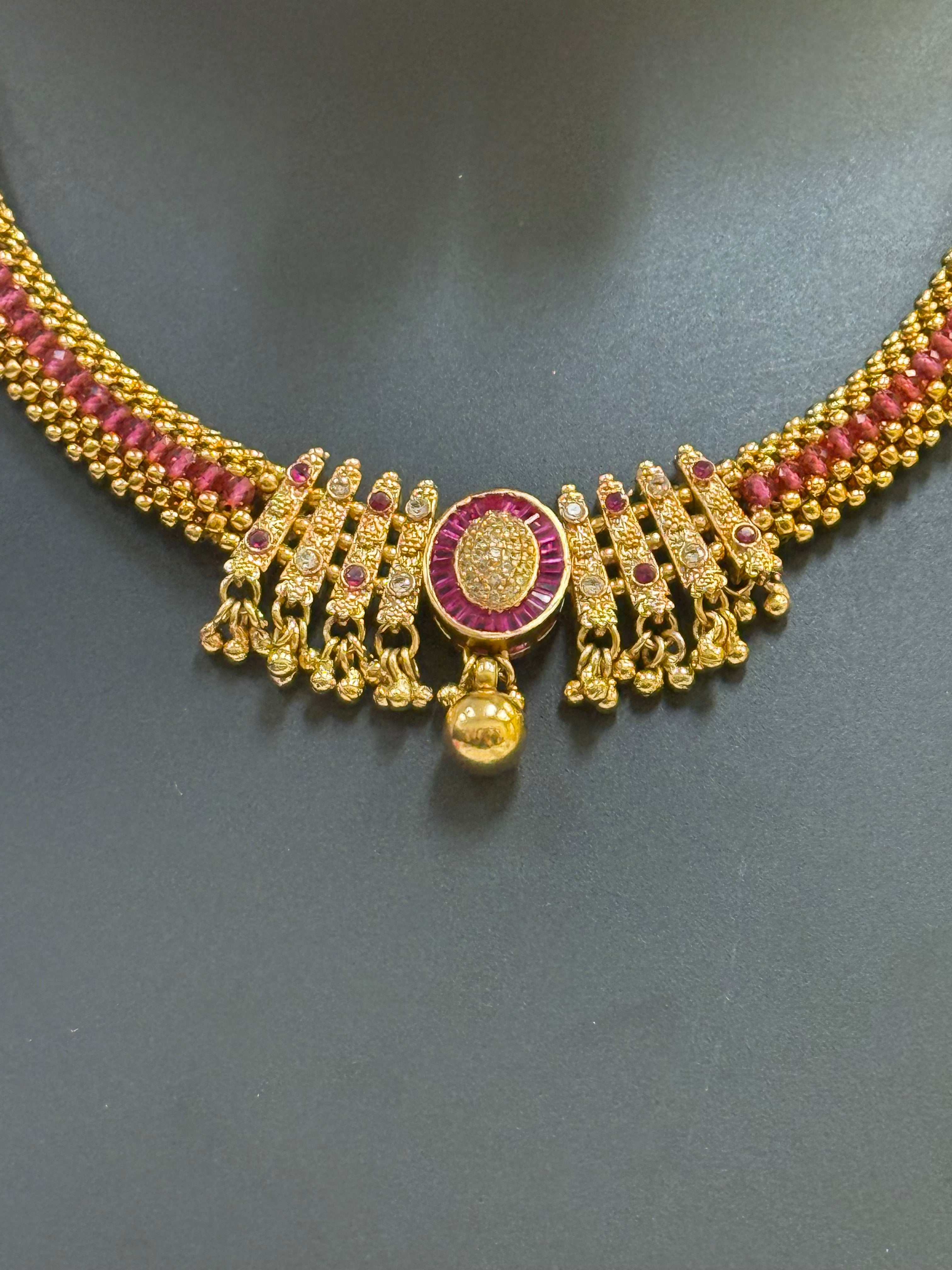 Thushi Pink Necklace set