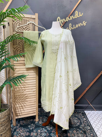Plus Size Pastel Color - Kurti sets
