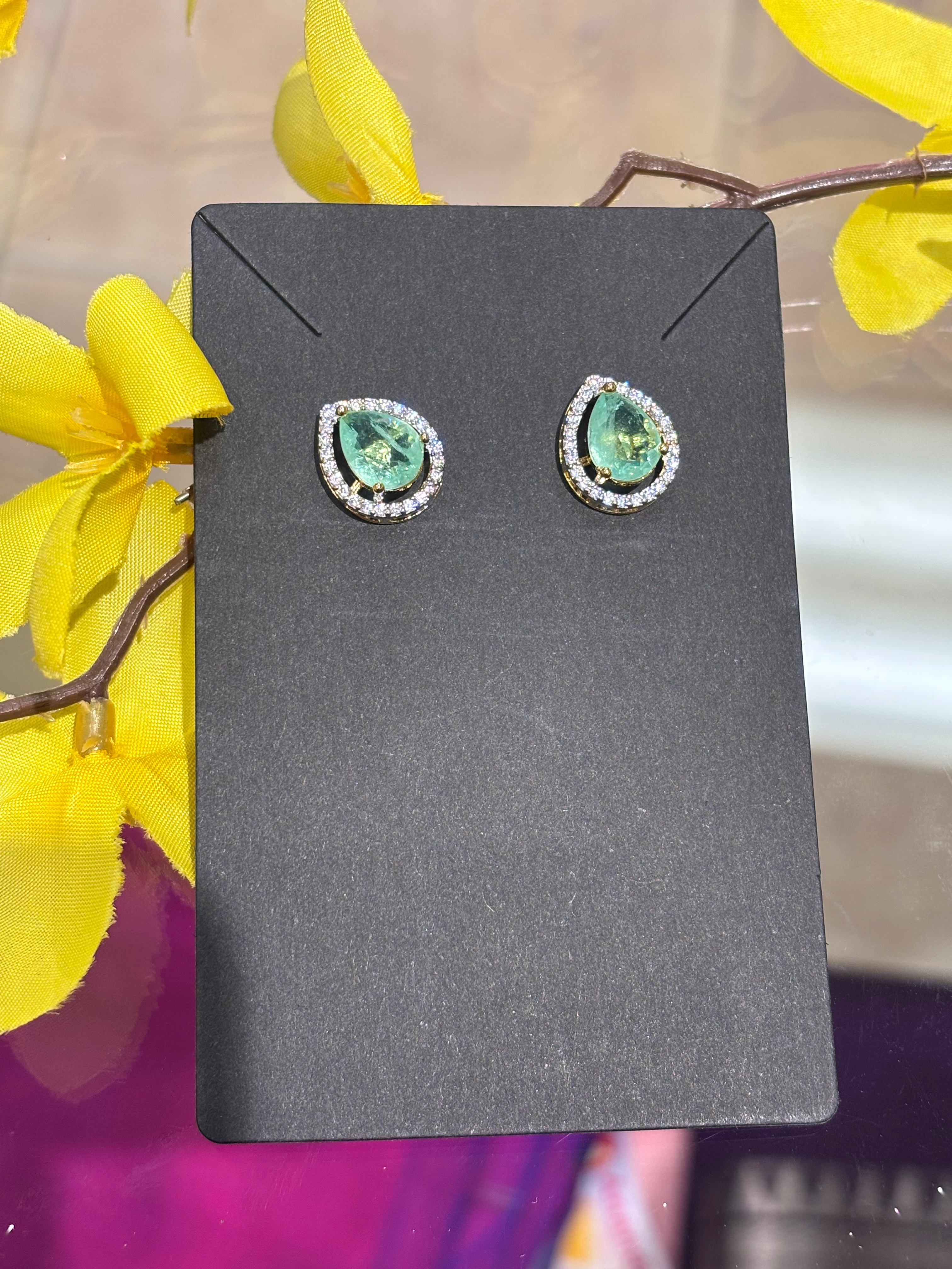 Colorful CZ Studs image 4