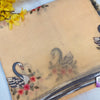 Super net sarees with Swan Design