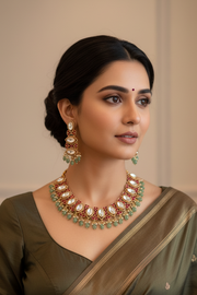 Jadau Kundan Necklace Set