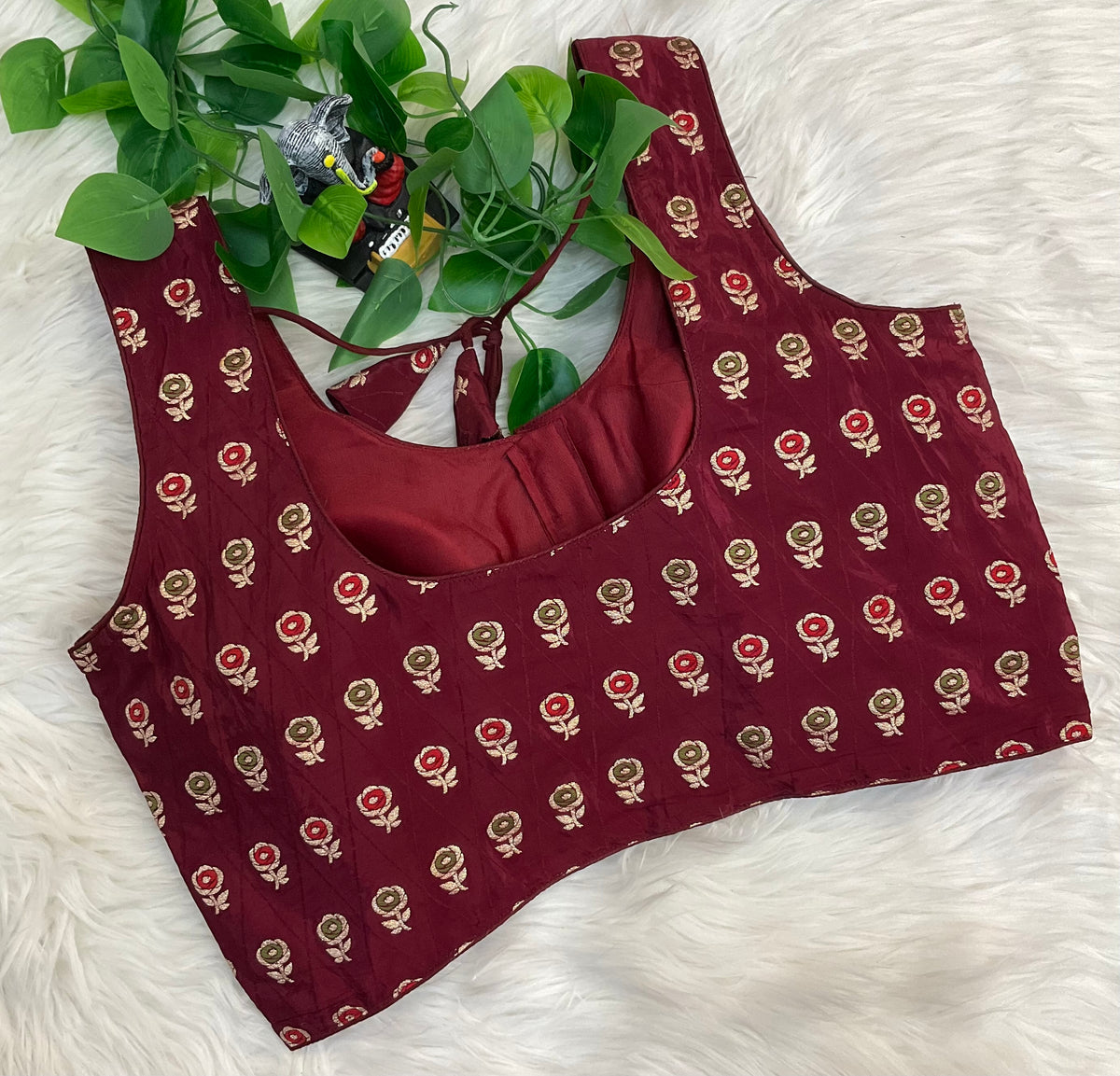 Front Opening - Crape Silk Blouses