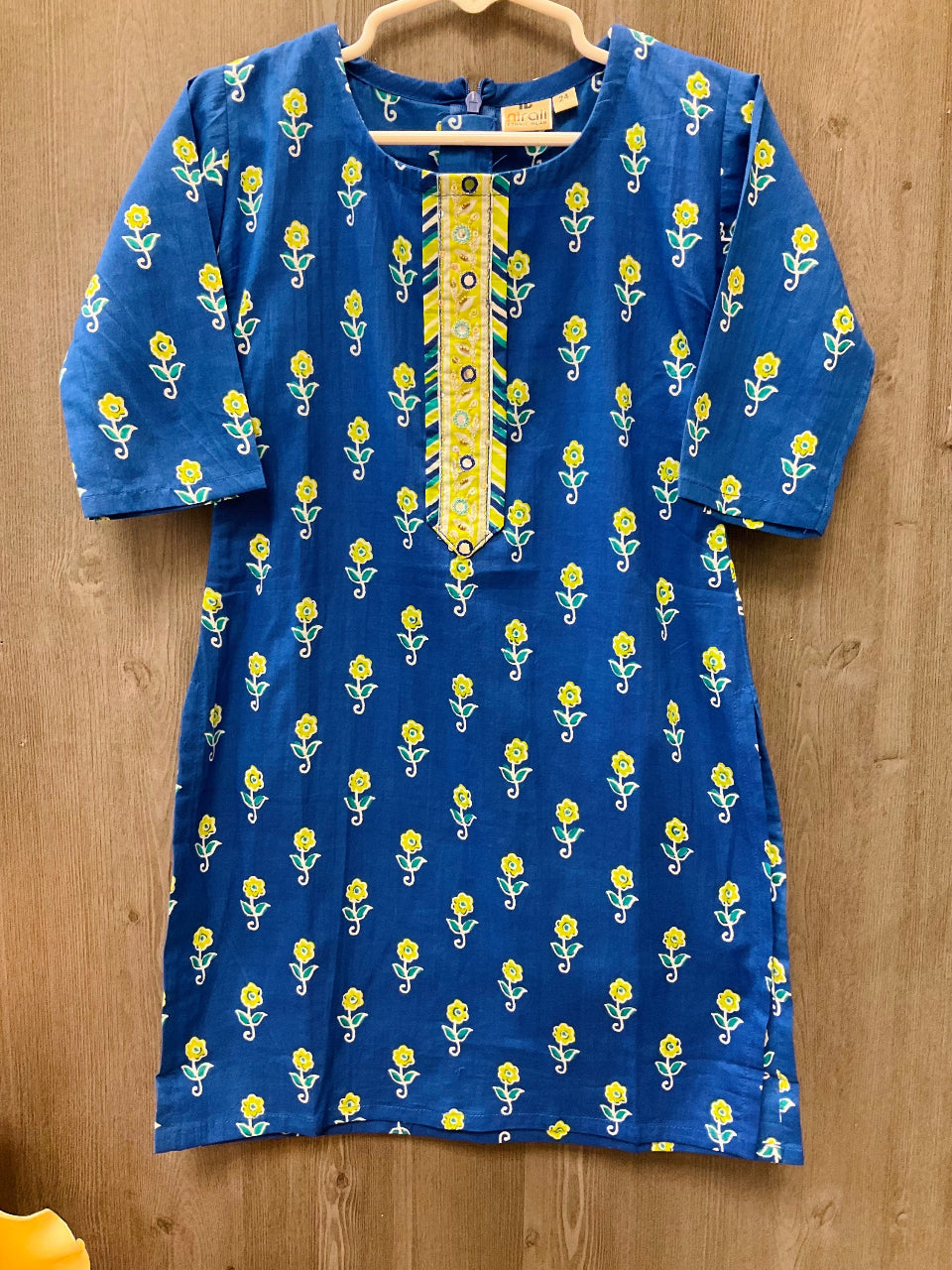 Girls Pure Cotton churidar set image 2