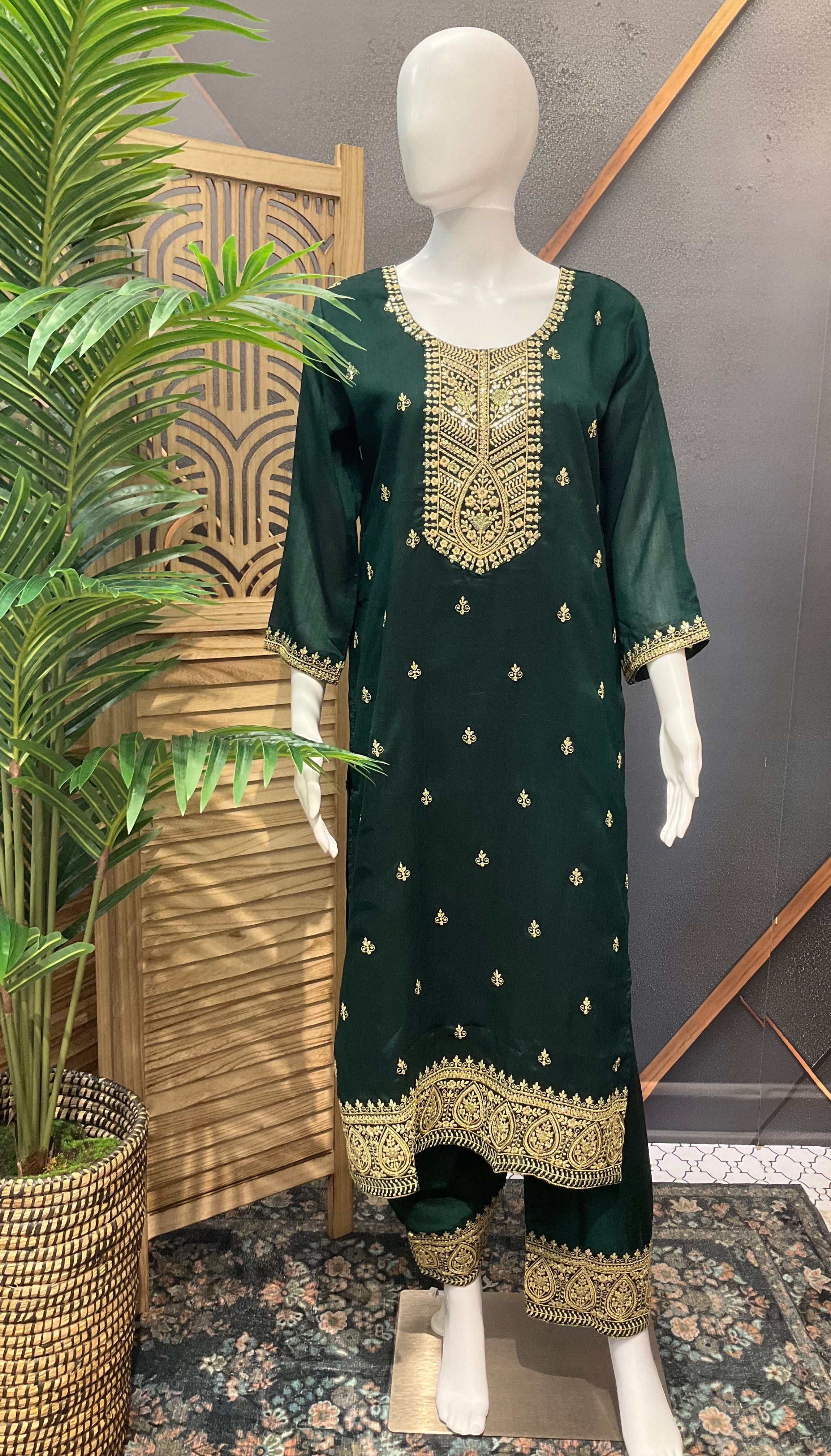 Party Wear Chudidhar/Kurti Set