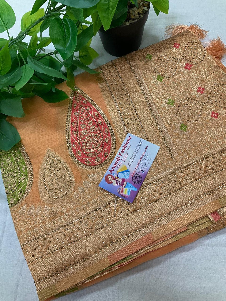 Banarasi Silk Saree - Five Stunning Colors with Great Designs
