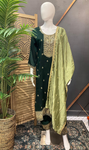 Party Wear Chudidhar/Kurti Set