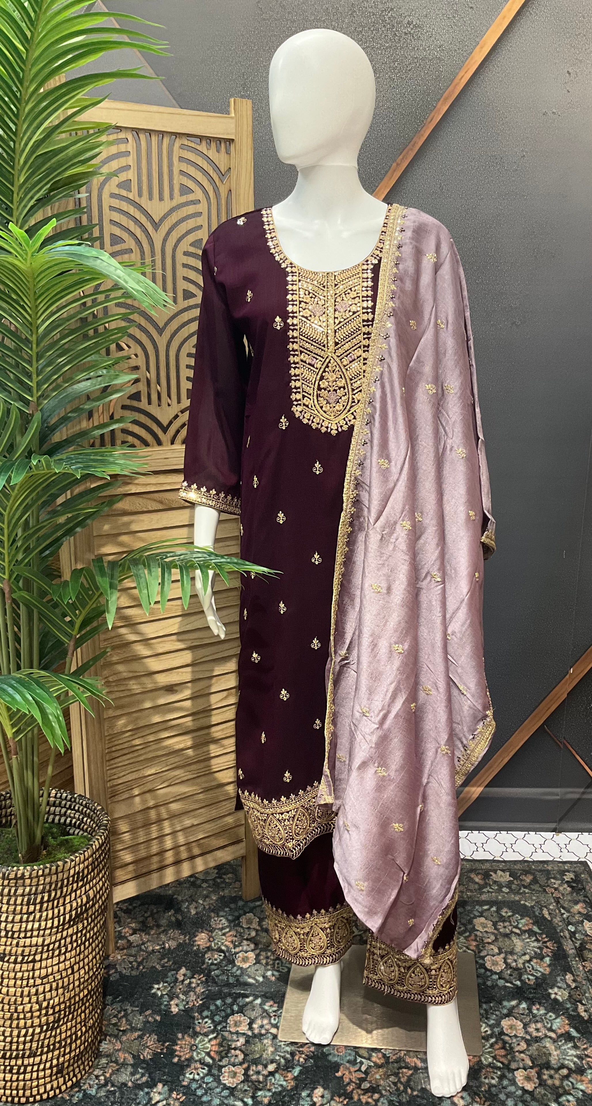 Party Wear Chudidhar/Kurti Set