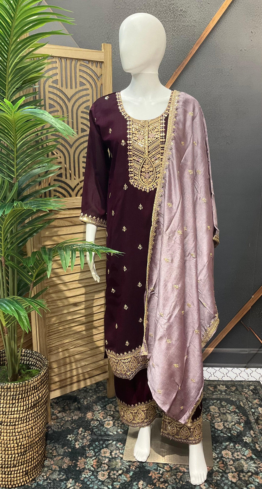 Party Wear Chudidhar/Kurti Set