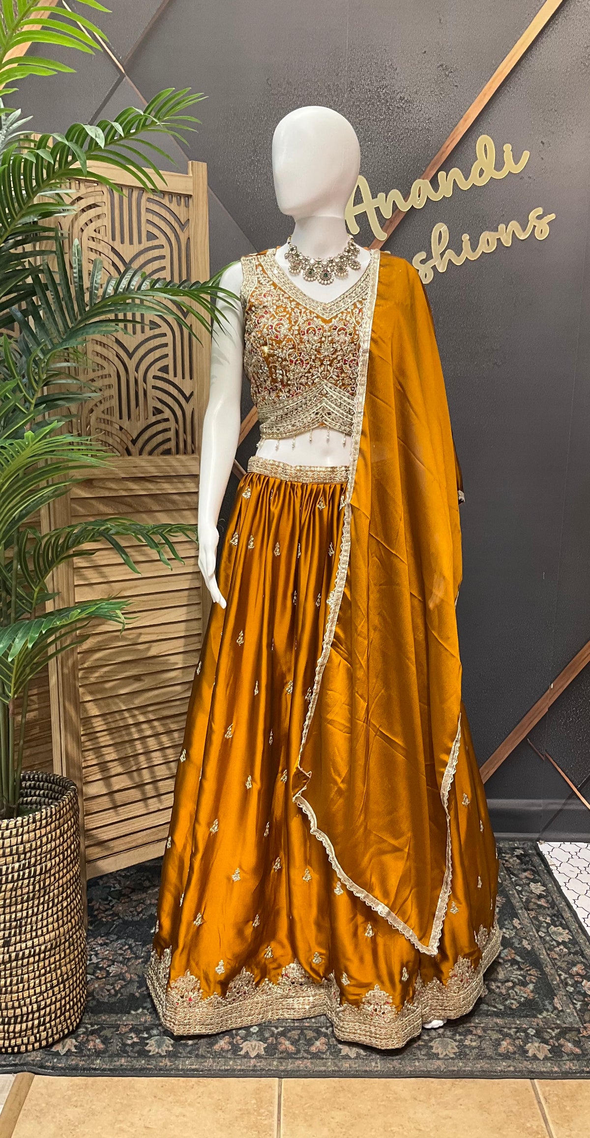 Size 42 - Satin Silk Party Wear Lehenga sets