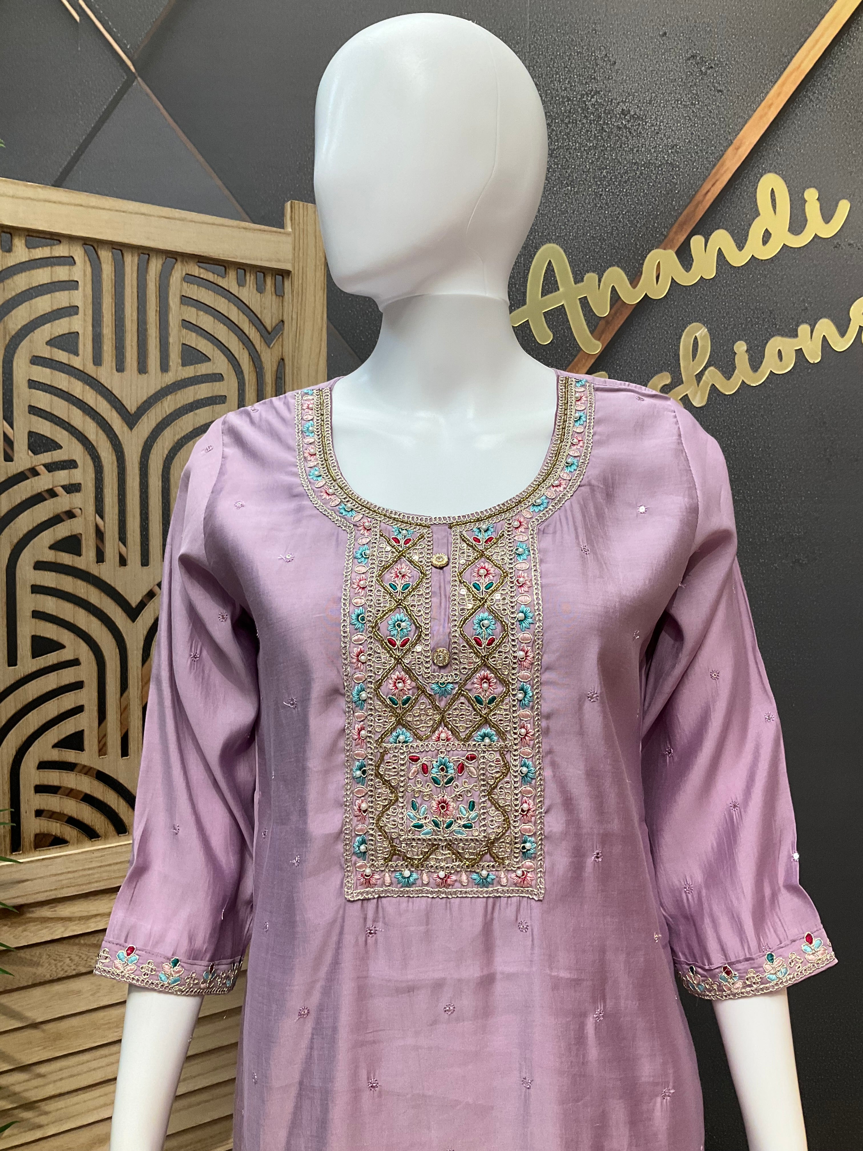 Light purple kurti
