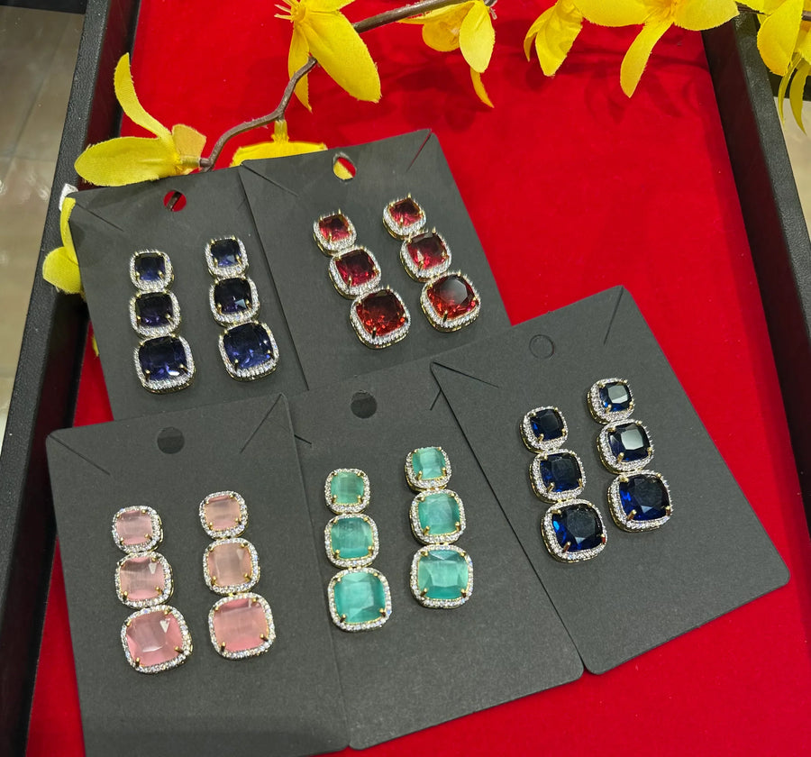 CZ party Wear Earrings