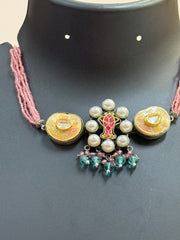 German Silver Kundan Choker
