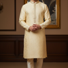 Kurta for Men - Silk Jacquard Kurta Pajama Sets for Men - Size 42/44/46