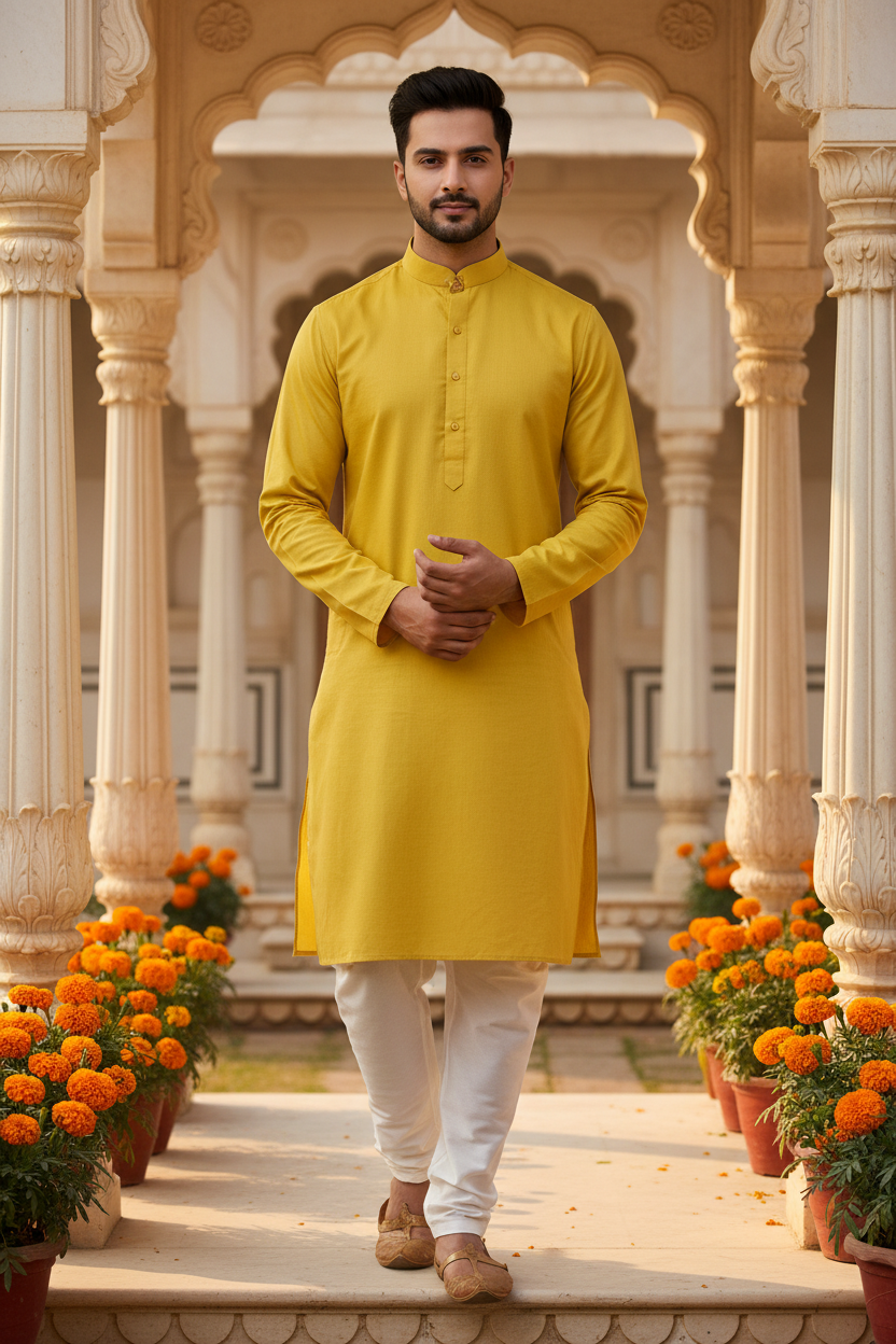 Men’s Multicolor Kurta Set - Mens - Kurta Set - Anandi Fashions