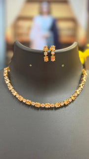 Single Line AD Necklace set