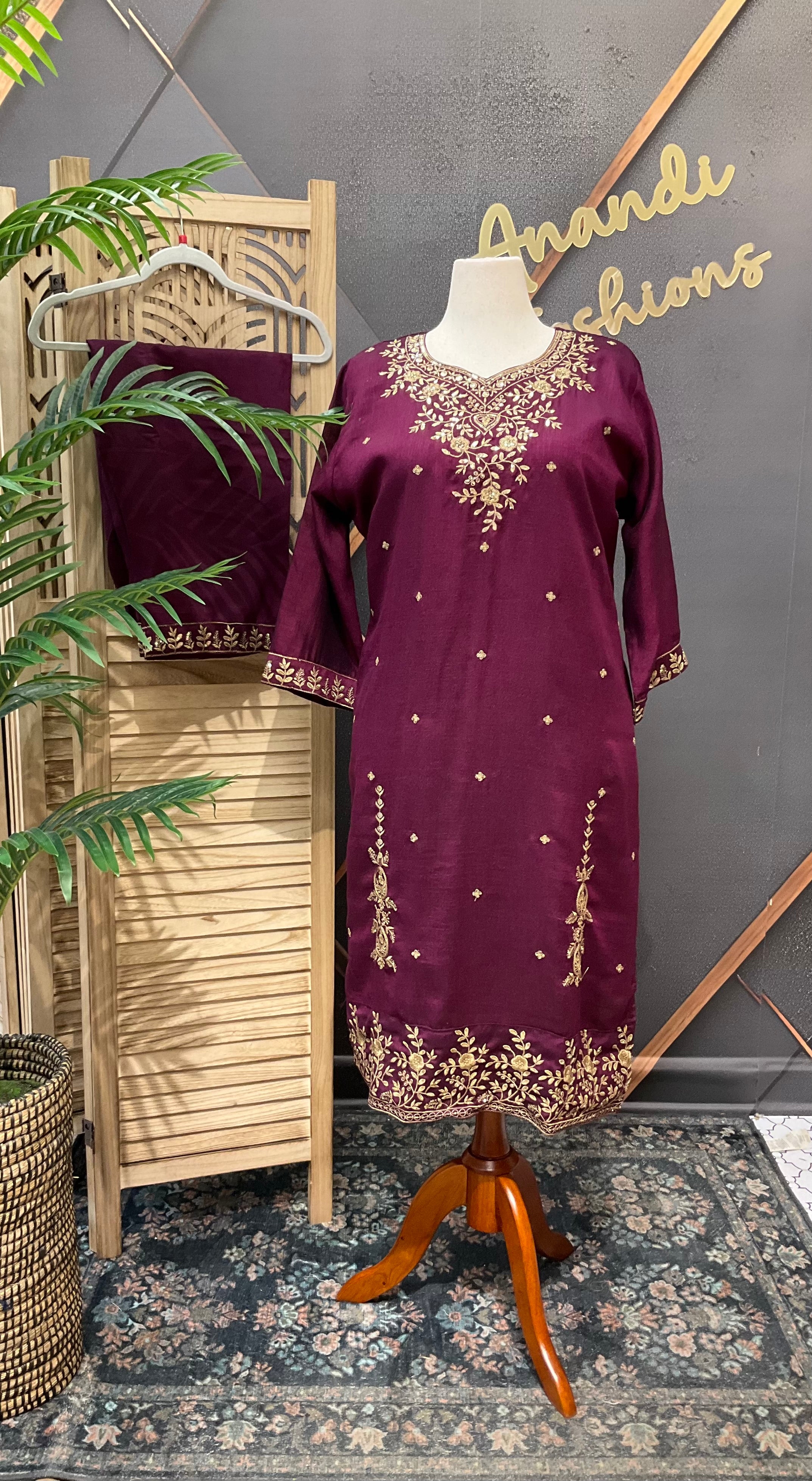 Plus size Party Wear Kurti sets