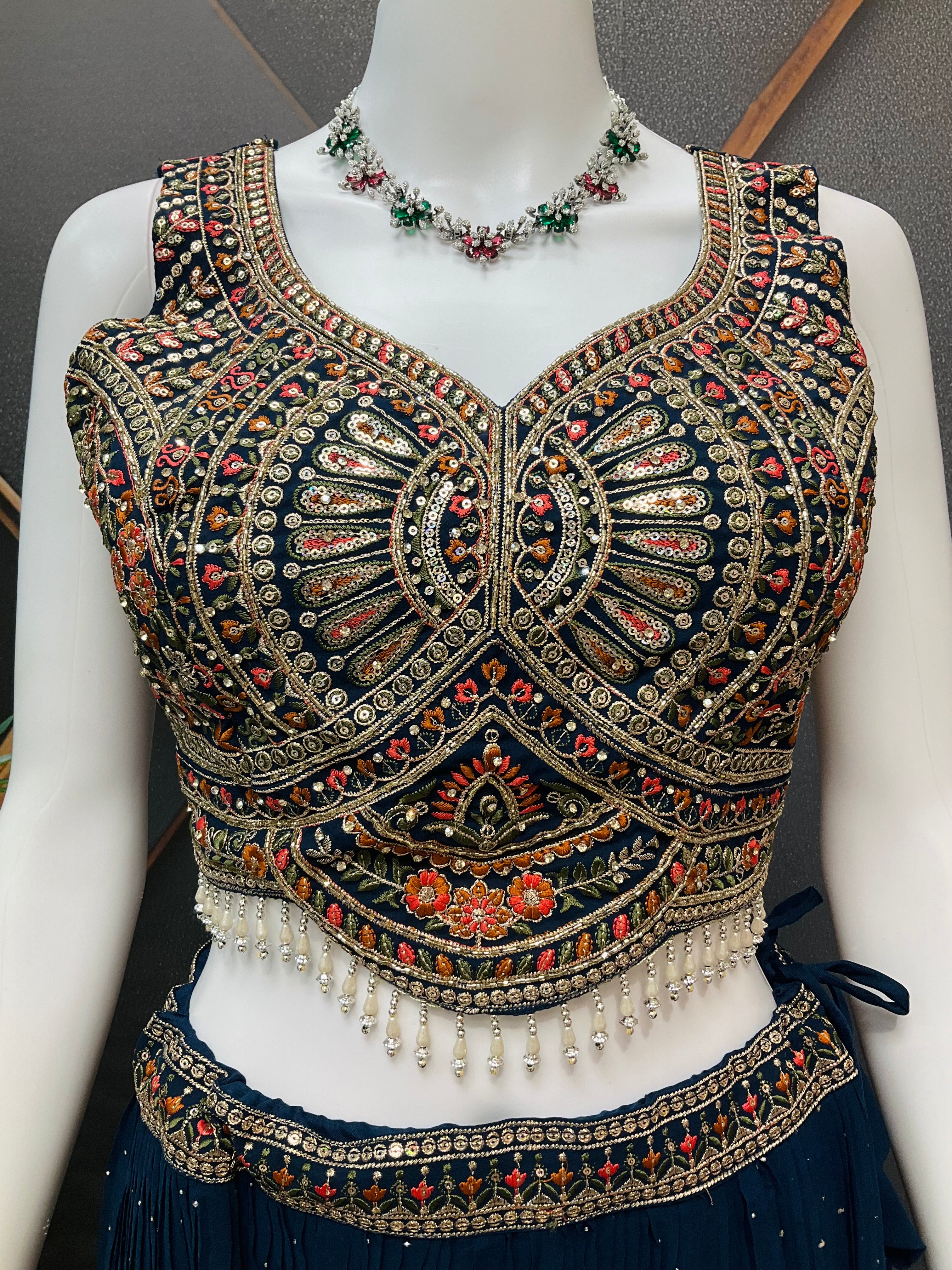 Party Wear - Georgette Lehenga set