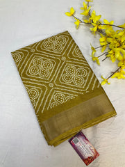 Saree with Bandhini Print