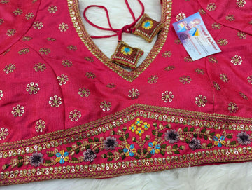 Raw Silk Work blouses size 42