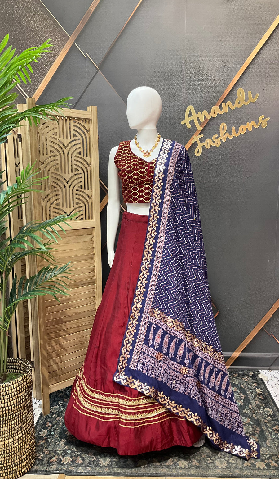 Maroon Color Lehenga/Chaniya Choli set