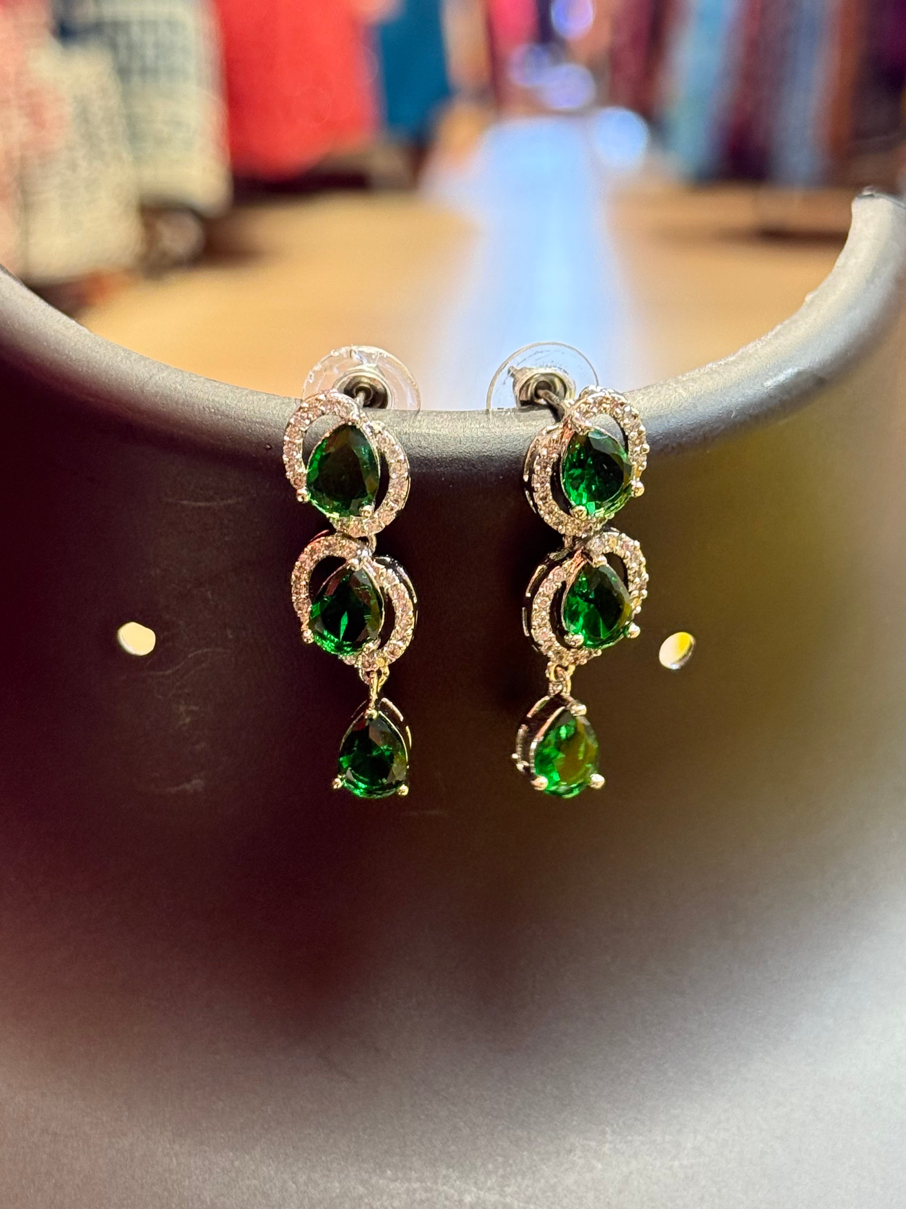 Silver Finish Party Wear Necklace sets