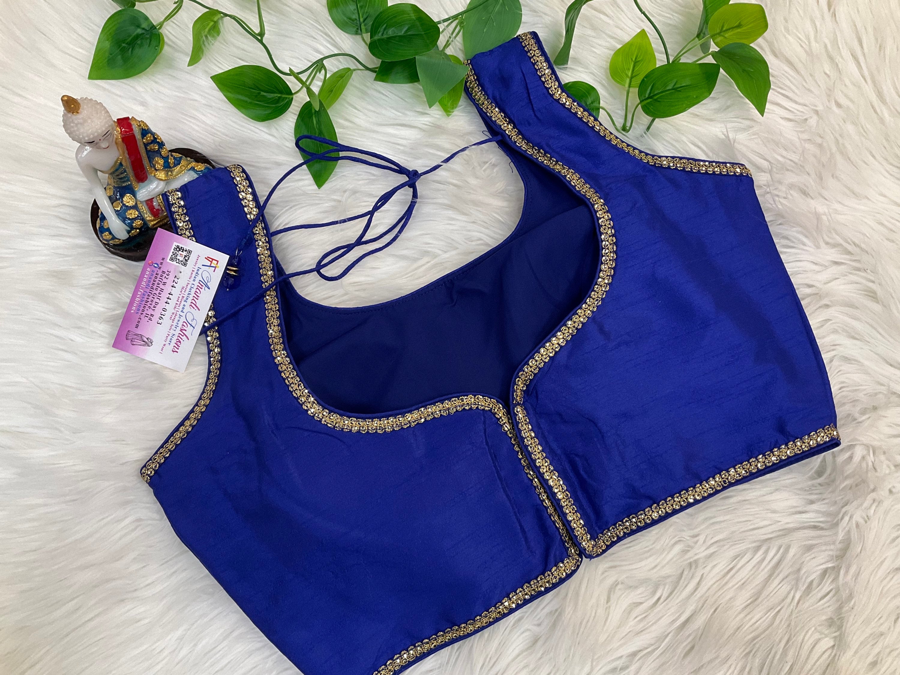 Sleeveless Raw silk blouses image 5