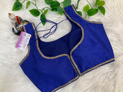 Sleeveless Raw silk blouses