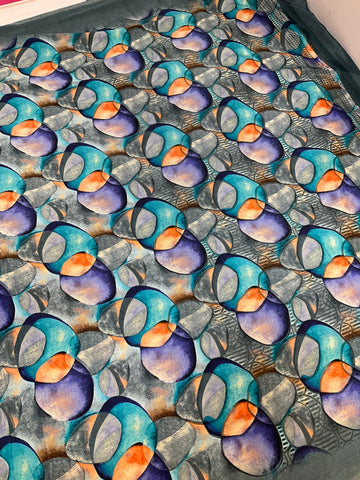Crape Silk Digital Print Saree