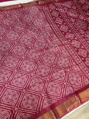 Saree with Bandhini Print