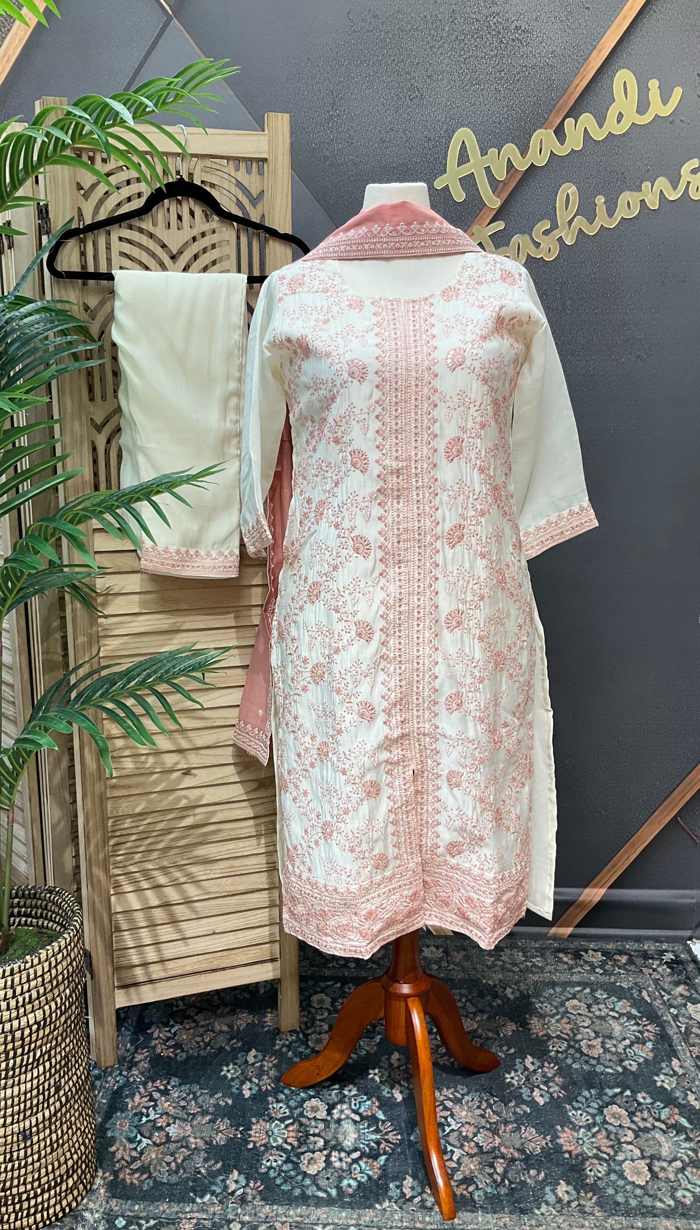 Party Wear Embroidery Work Kurti sets