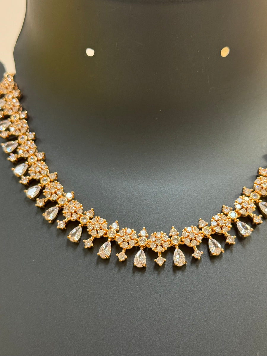 Rose Gold Necklace set