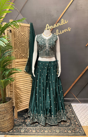 Satin Silk Lehanga sets