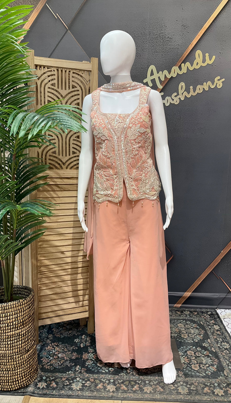 Pastel Colors Stylish Palazzo/ Sharara Set