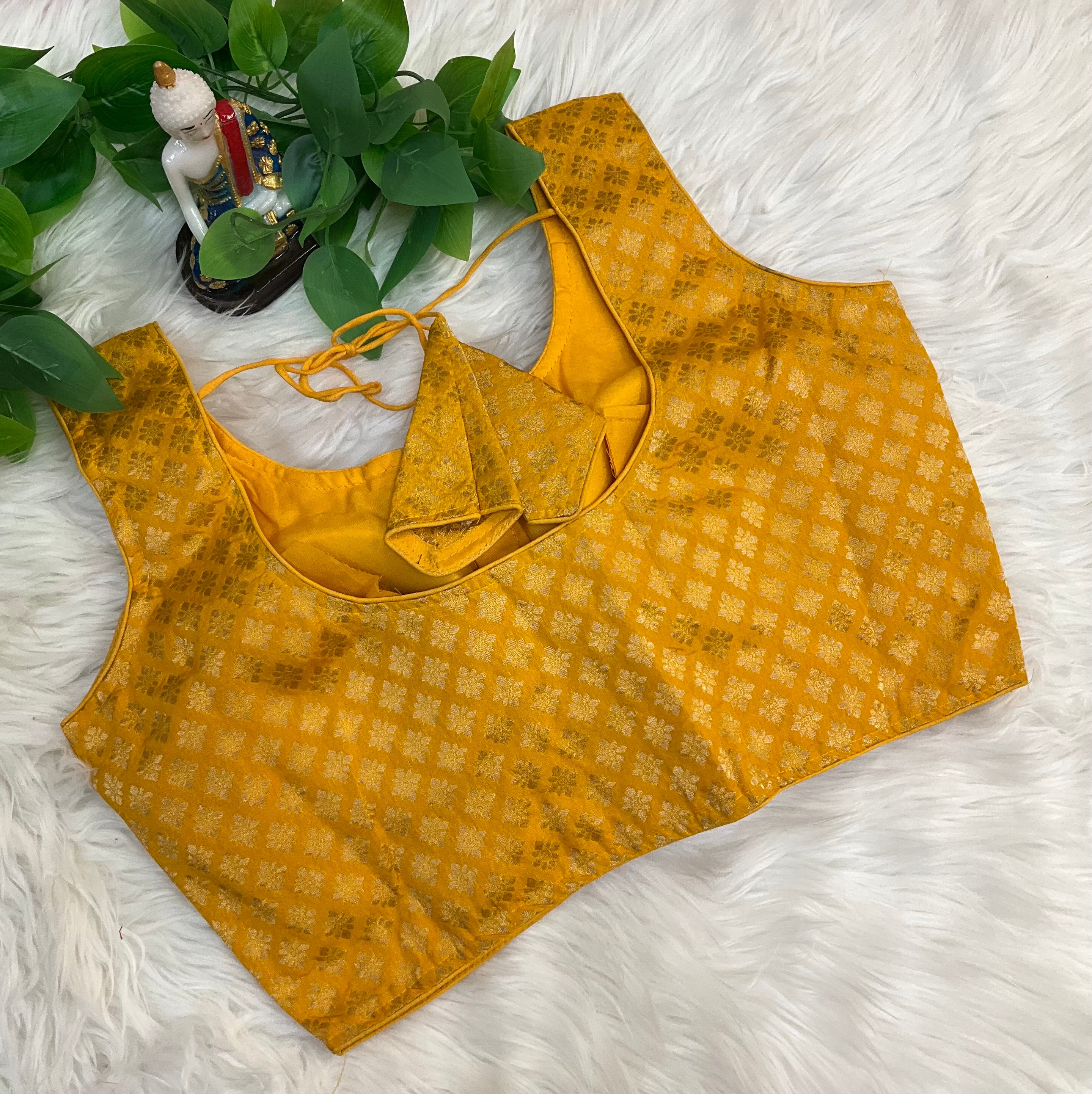 Benarasi Style - Front opening Brocade Blouse