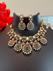 Moissanite Necklace Set
