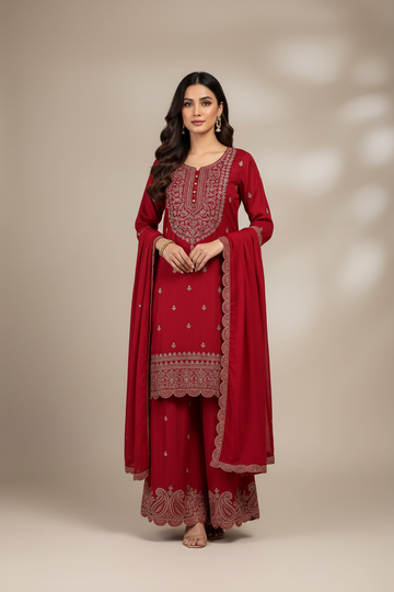 Size 44- Pink - Party Wear Palazzo Sets