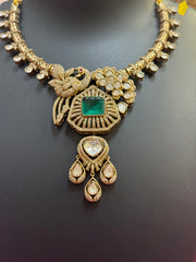 Kundan Victorian Necklace set